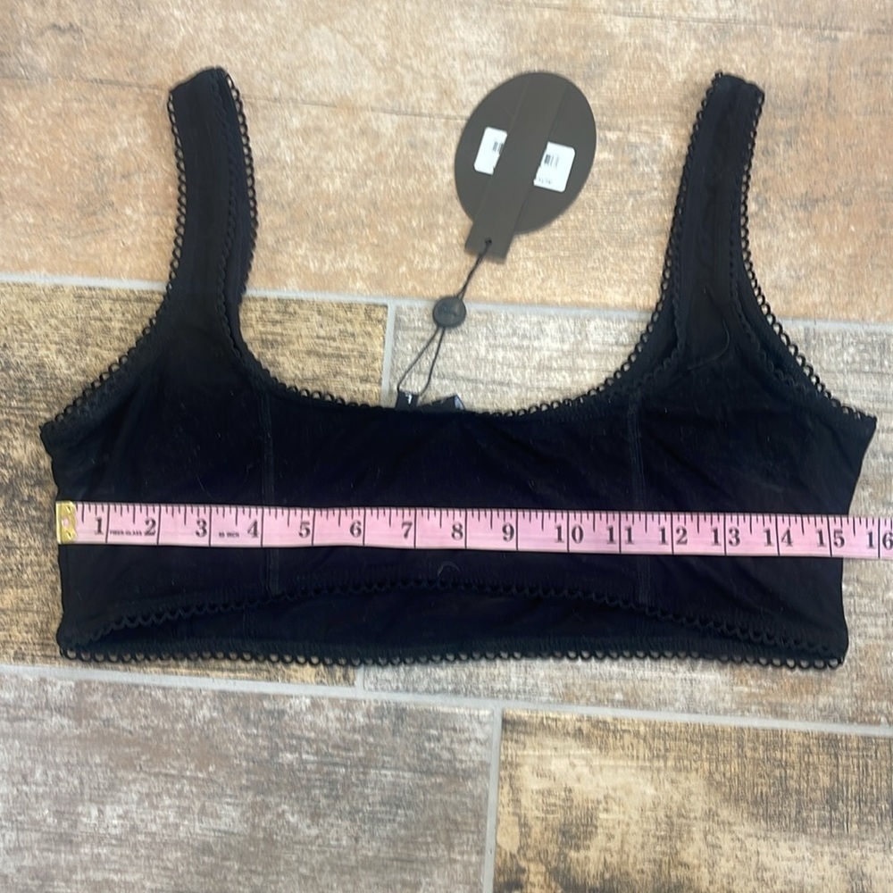 NWT Killstar Womens Green Plaid Autumn Lights Bra Size L - Picture 8 of 8